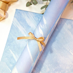 Hand painted wrapping paper