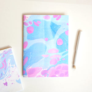 DIY Marbled Notebook