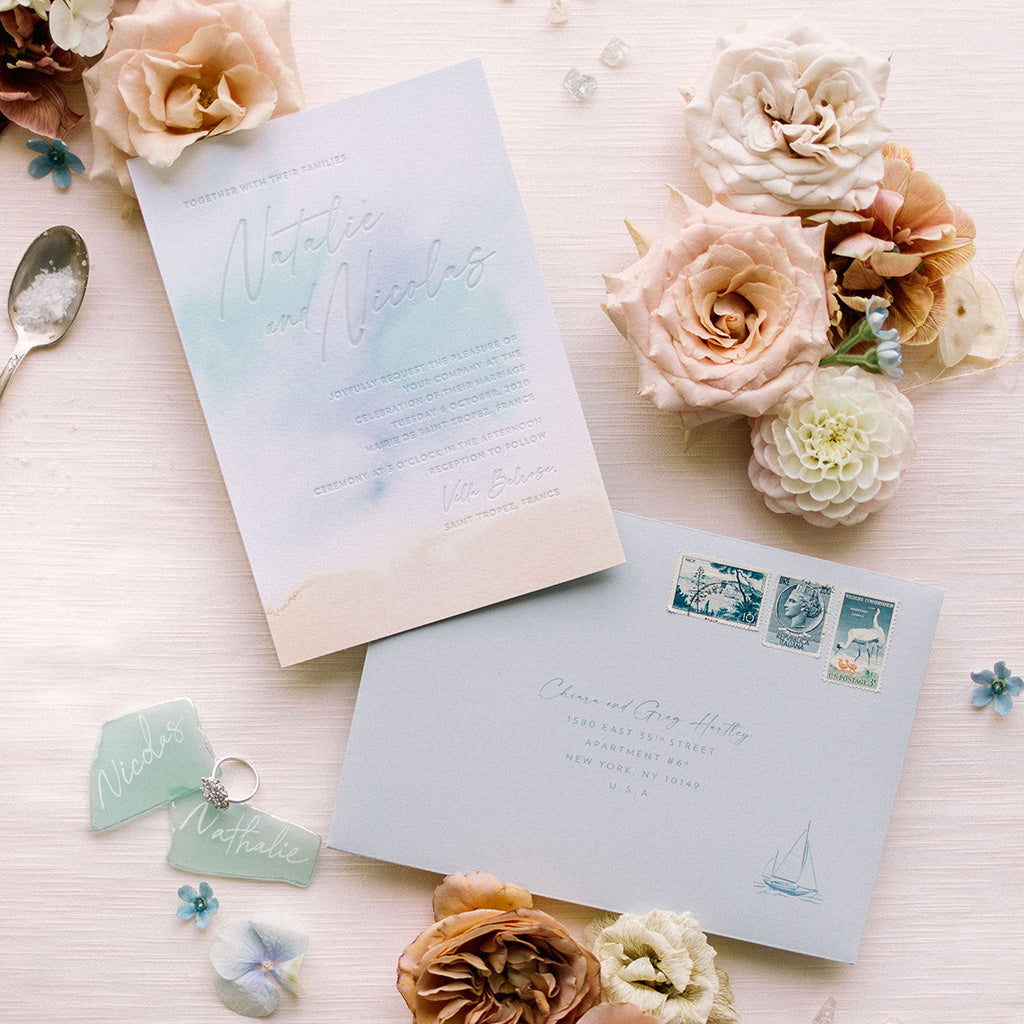 Sustainable wedding stationery