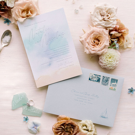 Sustainable wedding stationery